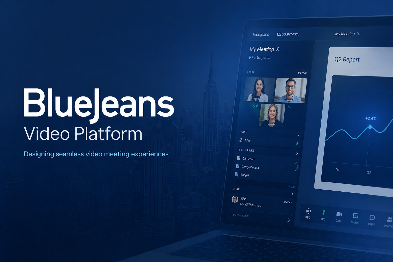 BlueJeans OnVideo Redesign